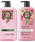 Herbal Essences Shampoo and Conditioner Vitamin E Rose Hips and Jojoba Extract Smooth Collection Bundle
