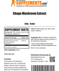 BulkSupplements Chaga Mushroom Extract Powder - Mushroom Supplement, from Chaga Mushrooms - 1000mg of Chaga Powder Extract , (250 Grams - 8.8 oz)