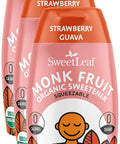 SweetLeaf Orange Passionfruit Liquid Monk Fruit - Monk Fruit Liquid Sweetener Drops, Organic Monk Fruit Extract, Zero Calorie Sweetener, Sugar Free, Keto Friendly, Erythritol Free - 1.7 Fl Oz