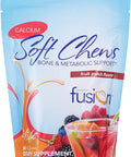 Bariatric Fusion Calcium Citrate 500mg & Energy Soft Chew Bariatric Vitamin, Fruit Punch Flavor 60 Count