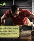 Irwin Naturals Keto-Karma Burn Fat Red - 72 Liquid Soft-Gels Pack Of 2 - Powerful Fat Burner & Keto Diet Support - With Nitric Oxide Booster - 48 Total Servings