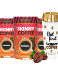 Skinny Boost 3 Pack Original Skinny Coffee - Helps in Instant Weight Loss & Detox Coffee - All Natural, Sugar Free, Vegan & Paleo Friendly