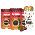 Skinny Boost 3 Pack Original Skinny Coffee - Helps in Instant Weight Loss & Detox Coffee - All Natural, Sugar Free, Vegan & Paleo Friendly