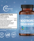 Nootropic Capsules by New Age-Brain Supplement Nootropics Booster -Enhance Focus -Boost Concentration-Improve Memory & Clarity for Men & Women ÃƒÂ¢Ã¢â€šÂ¬Ã¢â‚¬Å“with Bacopa Monnieri & Gingko Bilboa-120 Count ÃƒÂ¢Ã¢â€šÂ¬Ã¢â‚¬Å“2 Pack