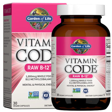 Garden of Life Vitamin D Vitamin Code Raw B12 Zinc & Vitamin C - Whole Food Supplements For Immune Support