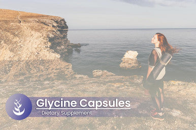 PURE ORIGINAL INGREDIENTS Glycine, (100 Capsules) Pure, No Additives Or Fillers, Lab Verified