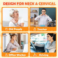 Utk Red Light Therapy For Neck Pain Relief, Infrared Red Light Therapy Device For Cervical Pain, 660&850Nm, 30Pcs 4-Chips-In-1 Leds Light Therapy At Home