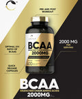 Carlyle Bcaa Amino Acids Capsules | 2000Mg | 400 Bcaa Capsules | Non-Gmo, Gluten Free Branch Chain Amino Acids Supplements