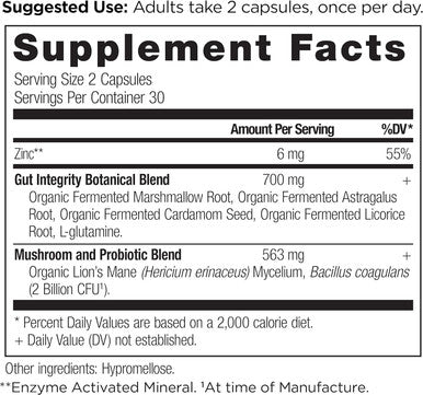 Gut Health Supplement By Ancient Nutrition Leaky Gut Capsules, 60Ctformulated With Licorice Root, Astragalus, Marshmallow, And L-Glutamine, Gluten , Paleo And Keto Friendly, 60 Ct