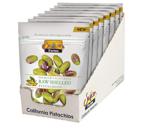 Setton Farms Naturally Raw Shelled Pistachios 20 oz Value Bag, No Shell Pistachios, Non-GMO Project Verified, Certified Gluten Free, Vegan and Kosher, Heart Healthy Snack, 20 Oz (Also perfect for making Dubai Chocolate)