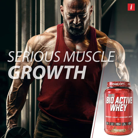 Isatori 100% Bio-Active Whey Protein Muscle Growth & Recovery With Whey Isolate Hydrolysate Concentrate Bcaas & Colostrum Peptides 25G Of Protein Per Serving - Chocolate Sensation (26 Servings)