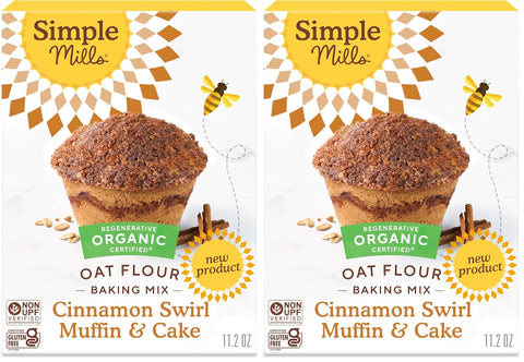 Oat Flour Cinnamon Swirl Muffin Mix 1pk (Pack of 2)