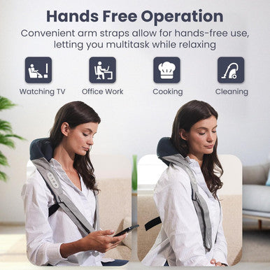 Miko Shiatsu Neck And Back Massager With Heat For Deep Tissue Pain Relief, Premium App Controlled Cordless Massage - Fsa/Hsa Eligible