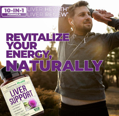 Liver Cleanse Detox & Repair Milk Thistle Supplement. Liver Support With Choline, Artichoke Extract, Chicory & Dandelion Root Supplement. Milk Thistle Liver Detox & Liver Cleanse. 60 Liver Health Caps