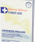 Johnson & Johnson Red Cross Tough Pads (Hydrocolloid Adhesive Pads), 2.8 Inch X 2.4 Inch, 4 Count (Pack Of 2)