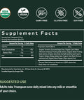 Gaia Herbs Mind Spring - Herbal Mushroom Supplement Powder to Help Maintain Brain Health and Recall-with Lions Mane, Turmeric Curcumin,and Ginkgo-USDA Certified Organic-3.53 Oz(Up to 45-Day Supply)