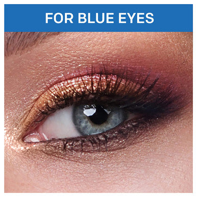 Eyeshadow Palette by Almay, Longlasting Eye Makeup, Primer Enriched with Antioxidant Vitamin E, Hypoallergenic, 020 Blue Eyes, 0.1 Oz