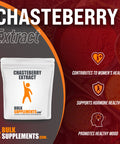 BulkSupplements Chasteberry Extract - Vitex Berry Supplement - Chaste Tree Berry Extract - Vitex Supplement for Women - Chasteberry Supplements - Hormone Balance for Women (100 Grams - 3.5 oz)