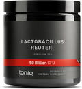 Toniiq 50 Billion CFU Lactobacillus Reuteri Probiotic 50mg per Serving L Reuteri Probiotics Highest CFU Count Lactobacillus Reuteri Probiotic 60 Vegetarian Capsules 60 Servings