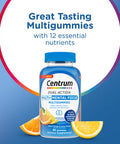Centrum Multigummies Multi+ Dual Action Mental Focus Adult Multivitamin With Caffeine From Green Tea Supports Mental Focus Attention And Alertness Lemon/Orange Flavors - 90 Count