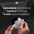 Skin Grip Adhesive Patches for style Libre 2 CGM Waterproof & Sweatproof Adhesive for 10-14 Days Pre-Cut Adhesive Medical Tape Sensor Cover 20 Pack Black
