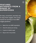 Isagenix Greens - 2 Servings of Vegetables Per Scoop - A Superfood Experience with Nutrient-Dense Moringa - 10.6 oz Canister - Fruit Flavor