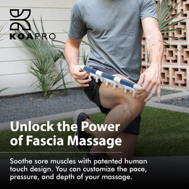 Koapro Facia Blaster Tool For Cellulite - Large Full Body Neck Massager Pain Relief, Deep Tissue Muscle Massage For Back, Legs, Trigger Point Tool - Myofascial & Fascia Release Tools Alleviate Tension