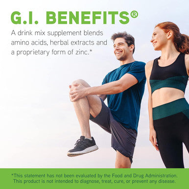 Davinci Labs Gi Benefits - Digestive Health Supplement Powder With Zinc & L-Glutamine - Support Immune System & Healthy Digestion - Gut Health Supplement For Men & Women - 30 Servings (384.15 G)