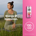 Optimum Nutrition Amino Energy Drink + Electrolytes For Hydration - Sugar Free Amino Acids Bcaa Keto Friendly Sparkling Drink - Watermelon 12 Fl Oz (Pack Of 12) - Packaging May Vary