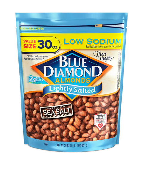 Blue Diamond Almonds, Bold Wasabi & Soy Sauce Flavored Snack Nuts, Bulk Bag, Pantry Staple, GMO-Free, Great for Parties, Lunch, Events, Holiday, and Healthy Snacking, 25 Oz Resealable Bag (Pack of 1)