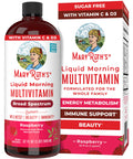 Maryruth'S Liquid Morning Multivitamin For Women Men & Kids Vitamin A C D E B6 B12 Biotin Zinc Beauty Vegan Non-Gmo Gluten Free 32 Servings