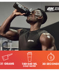 Optimum Nutrition Gold Standard 100% Whey Muscle Building And Recovery Protein Powder With Naturally Occurring Glutamine And Bcaa Amino Acids Double Rich Chocolate Flavour 146 Servings 4.53 Kg