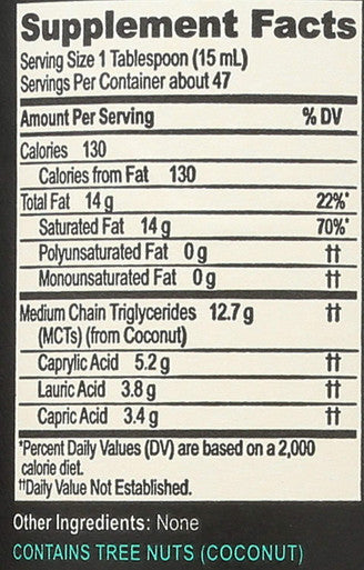 Onnit MCT Oil Pure MCT Coconut Oil Ketogenic Diet and Paleo Optimized with C8 C10 Lauric Acid Perfect for Coffee Shakes and Cooking