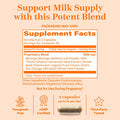 Pink Stork Pumping Moms Lactation Supplement - Support Breast Milk Supply and Flow with Goat's Rue Milk Thistle and Moringa Fenugreek- Breastfeeding Essentials for Moms - 60 Capsules