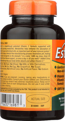 American Health Ester-C 1000 Mg 90 Veggie Tabs
