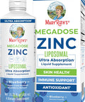 Maryruth Organics Nutritional Supplement Liposomal Liquid Zinc Supplement With Vitamin E Overall Health And Skin Care Blueberry Vegan, Non-Gmo, Gluten Free, No Sugar Added 15.22 Fl Oz