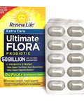 ReLife Ultimate Flora Probiotic Extra Care 50 Billion Go Pack 60 Count