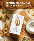 Nutra Tea NUTRABOOST - Energy Tea | Focus Tea Includes Astragalus Ashwagandha & Gotu Kola - Naturally Caffeine- and Sugar- - 20 Enveloped Tea Bags - by - Herbal Tea