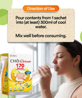 AFC Japan Cho Renew -170 Billions Patented Probiotics, 3X More Effective, with Silk Peptide & Fiber, for Clearer Skin, Stomach Resistant, No Need for Refrigeration, 15 sachets