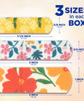 Band-Aid Brand Flexible Fabric Bandages, Wildflower, Assorted, 30 Ct