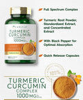 Carlyle Turmeric Curcumin With Black Pepper 1000Mg | 180 Capsules | Turmeric Complex Supplement | Non-Gmo, Gluten Free