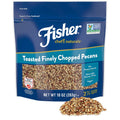 Fisher Chef's Naturals Pecan Halves 24 oz Resealable Bag, Unsalted Raw Nuts for Cooking, Baking & Snacking, Healthy Snacks for Adults, Vegan Protein, Keto Snack, Gluten Free Raw Pecans Halves