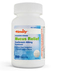 TIME-CAP LABS, INC. Timely Mucus Relief Guaifenesin 400Mg 200 Tablets - Immediate Release Mucus Phlegm Relief - Expectorant For Mucus Removal, Chest Congestion, Flu, Colds, Allergies
