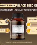 Aumeto Organic Black Seed Oil - 150 Softgel - 100% Cold Pressed Source of Omega 3 (EPA + DPA) - Skin Hair Immune Support (150 Count (Pack of 1))