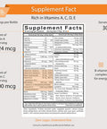 Buried Treasure Vm100 Complete Daily Liquid Vitamins And Minerals Plus Antioxidants Supplement For Maximum Absorption Great Tasting Orange Zest Flavor 32 Servings 32 Ounce