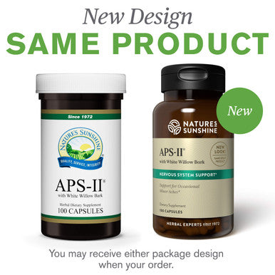Nature'S Sunshine, Aps Ii With White Willow Bark, 100 Capsules