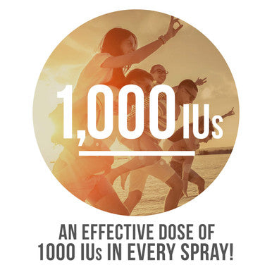Nutrasumma Vitamin D3 1000 Iu Spray -1Oz- Naturally High Absorption Rate Supports Bone Boosts Immune System Vitamin Supplement
