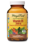 MegaFood - Vitamin D-3 2000 IU, Promotes Healthy Immune Function & Overall Well-being, 90 Tablets (FFP)
