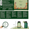 Maca Root VegaveroÃƒâ€šÃ‚Â® | 4200 mg Peruvian Maca Extract | NO Additives | 180 Vegan Capsules