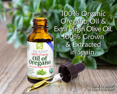 Island Nutrition , Oil Of Oregano Organic Liquid Drops (1 Fl Oz) - 100% Organic Olive Oil & Organic Oregano Oil, Grown In Spain (Aceite De Oregano)